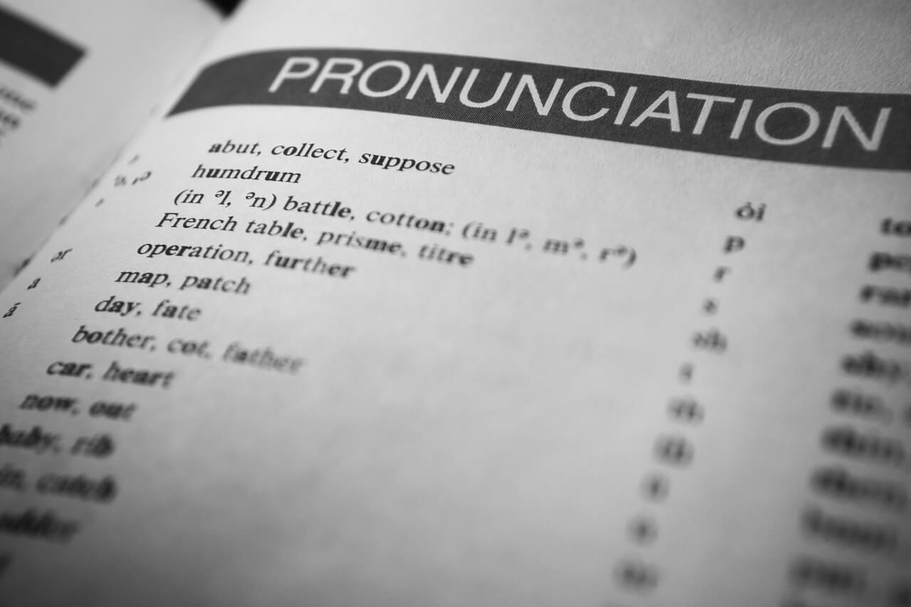 Open textbook explains how to pronounce certain words