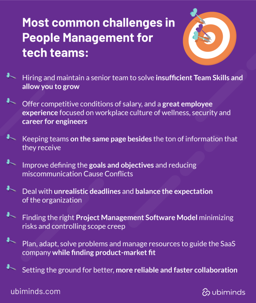 Most common challenges in People Management for tech teams 