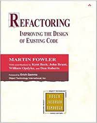 Capa do livro: Refactoring, by Martin Fowler, with Kent Beck